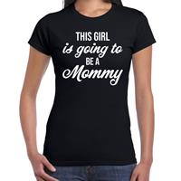 Bellatio This girl is going to be a mommy - t-shirt Zwart