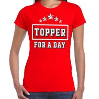 Bellatio Topper for a day concert t-shirt voor de Toppers Rood