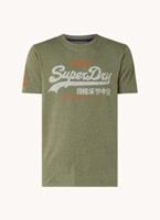 Superdry Vintage klassiek T-shirt met logo voor heren, groen