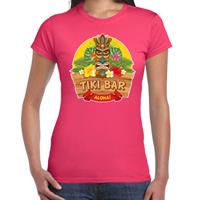 Bellatio Hawaii feest t-shirt / shirt tiki bar Aloha voor dames - Roze