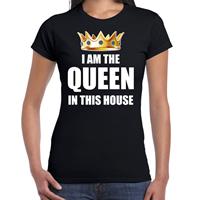 Bellatio Im the queen in this house t-shirt Zwart