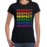 Bellatio Regenboog Respect gay pride / parade Zwart
