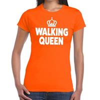 Bellatio Walking Queen t-shirt Oranje