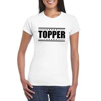 Bellatio Topper t-shirt Wit