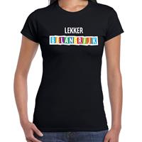 Bellatio Lekker belangrijk cadeau t-shirt Zwart