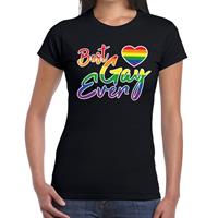 Bellatio Best Gay ever gay pride t-shirt Zwart