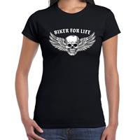 Bellatio Biker for life motor t-shirt Zwart