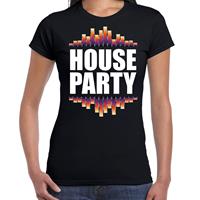 Bellatio House party tekst t-shirt Zwart