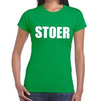 Bellatio Stoer tekst t-shirt Groen