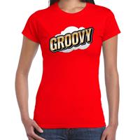 Bellatio Fout Groovy t-shirt in 3D effect Rood