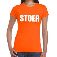 Bellatio Stoer tekst t-shirt Oranje