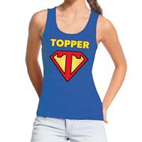 Bellatio Super Topper tanktop dames Blauw
