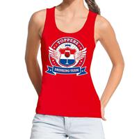 Bellatio Rood Toppers drinking team tanktop / mouwloos shirt Rood