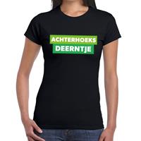 Bellatio Achterhoeks deerntje t-shirt - Zwart