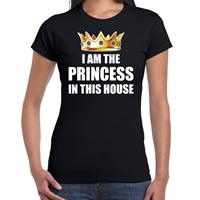Bellatio Im the princess in this house t-shirt Zwart