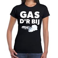 Bellatio Gas d'r bij t-shirt - Zwart