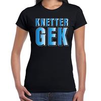 Bellatio Knetter gek t-shirt Zwart