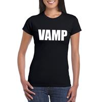 Bellatio Vamp tekst t-shirt Zwart