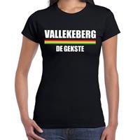 Bellatio Carnaval t-shirt Vallekeberg de gekste voor dames - Zwart