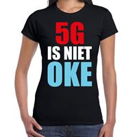 Bellatio 5G internet is niet oke protest t-shirt Zwart