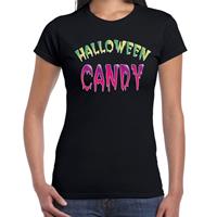 Bellatio Halloween - Halloween candy snoepje verkleed t-shirt Zwart