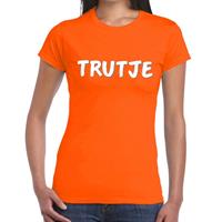Bellatio Oranje fun tekst t-shirt - Trutje - Oranje