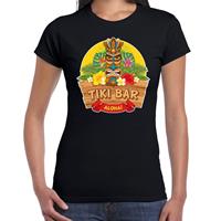 Bellatio Hawaii feest t-shirt / shirt tiki bar Aloha voor dames - Zwart