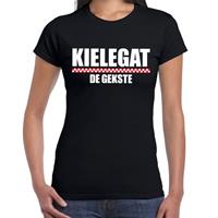 Bellatio Carnaval t-shirt Kielegat de gekste voor dames - Zwart