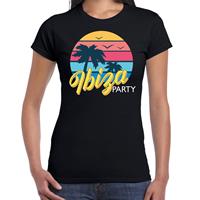 Bellatio Ibiza zomer t-shirt / shirt Ibiza party zwart voor dames - Zwart