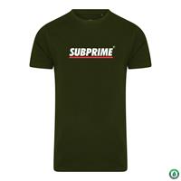 Subprime Shirt Stripe Army Heren Groen