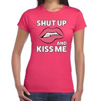 Bellatio Shut up and Kiss me t-shirt Roze