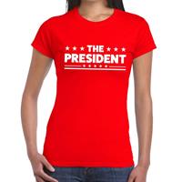 Bellatio The President tekst t-shirt Rood