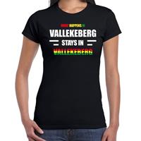 Bellatio Valkenburg / Vallekeberg Carnaval verkleed outfit / t-shirt Zwart