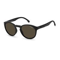 CARRERA 8056/S | Herren-Sonnenbrille | Panto | Fassung: Kunststoff Schwarz | Glasfarbe: Braun