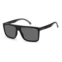 CARRERA 8055/S | Herren-Sonnenbrille | Eckig | Fassung: Kunststoff Schwarz / Matt | Glasfarbe: Grau