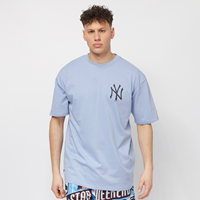 newera New Era MÃnner T-Shirt MLB New York Yankees Big Logo Oversized in blau