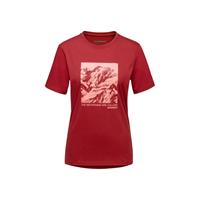 Mammut Core T-Shirt Women Panorama rot Damen 