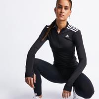 Adidas Womens Hyperglam Quarter Zip T-Shirt