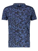 Lerros Herren T-Shirt storm blue leaves