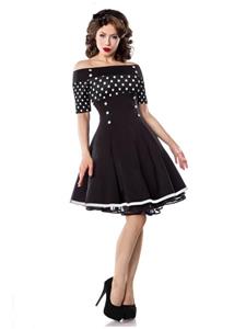 Rockabilly Clothing Vintage Kleid Polka-Dots
