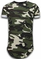 Tony Backer  T-Shirt Known Camouflage Long Fi Army