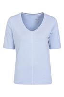 Mountain Warehouse Panna Damen T-Shirt mit V-Ausschnitt - Blau