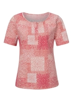 Your Look... for less! Dames Shirt met ronde hals langoustine geprint Größe