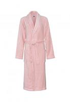 Relax Company fleece badjas pastel oud roze