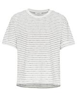 OPUS T-Shirt Sistoria, im unregelmäßigen Ringel aus Flammgarn-Ware