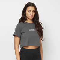 Calvin Klein Box Logo Crop T-Shirt Damen