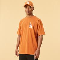 newera New Era Männer T-Shirt MLB Los Angeles Dodgers Big Logo Oversized in braun