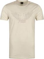 PME Legend Jersey T-Shirt Logo Beige
