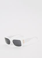 MICHAEL KORS MK2165 CORFU | Damen-Sonnenbrille | Eckig | Fassung: Kunststoff Weiß | Glasfarbe: Grau