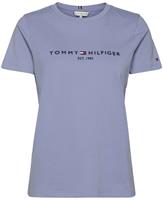 Tommy Hilfiger Rundhalsshirt REGULAR HILFIGER C-NK TEE SS, mit großem Tommy Hilfiger Logoschriftzug